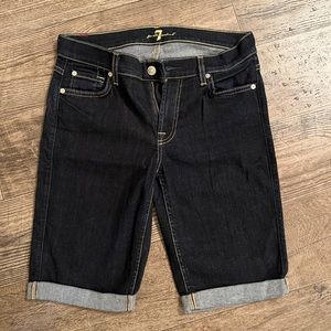 Seven denim long shorts size 27